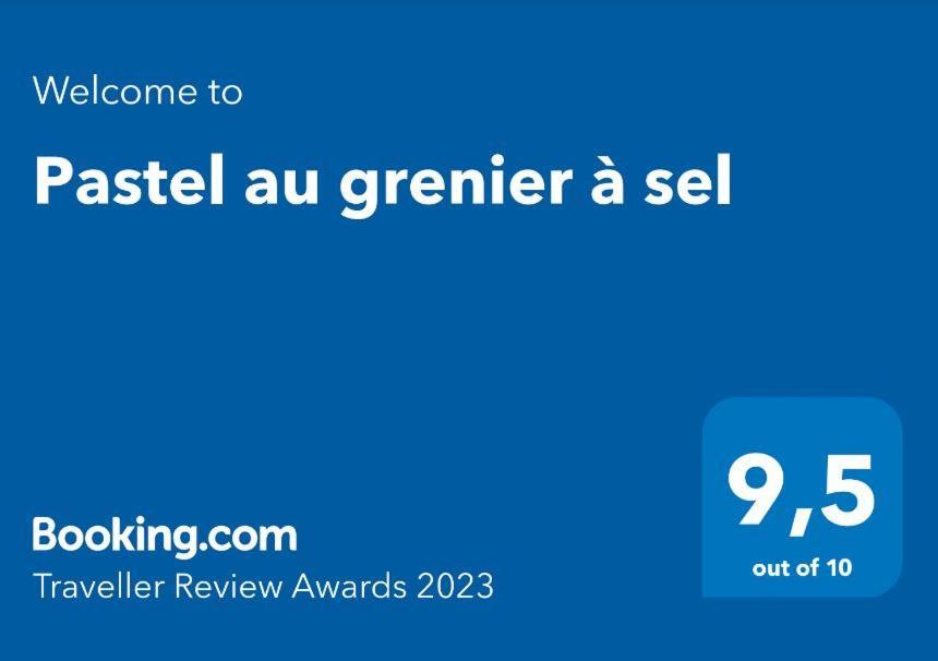 Pastel Au Grenier A Sel Apartment Colmar Exterior foto